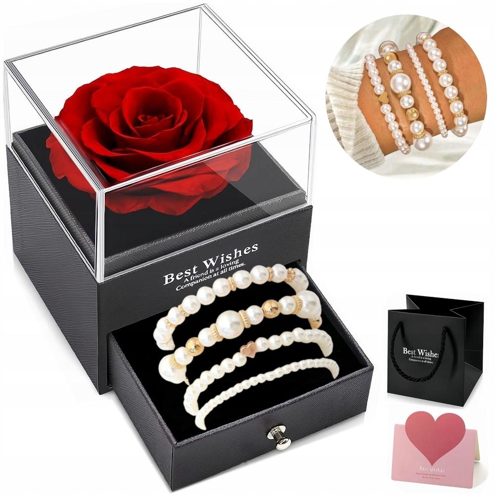 Women' Pearl Bracelet 4 Pieces SET Pearls Set PEARLS Wedding