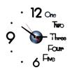 Креативные 3D акриловые настенные часы Diy Clock Mute Wall Sticker Clock