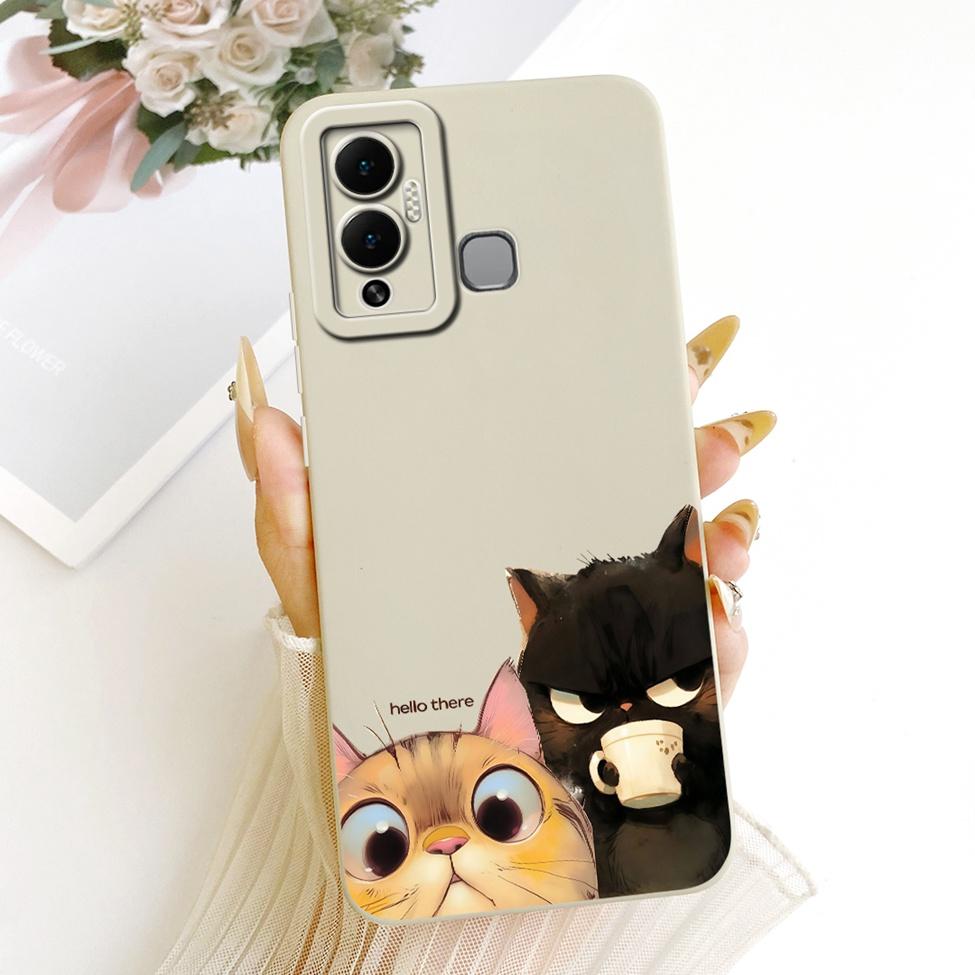Чехол Для Infinix Hot 12 Play Чехол Модный Мультяшный Милый Забавный Расписной Силиконовый Чехол Для Телефона Для Infinix X6816 X6816C