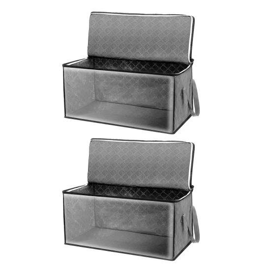 Большие сумки для хранения Контейнеры для хранения одежды с крышками Складные органайзеры для шкафа Контейнеры для хранения одеял с ручками для одежды Одеял Постельного белья