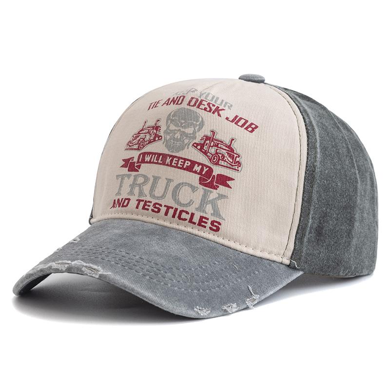 Новая унисекс кепка из стираного хлопка с принтом черепа, состаренная бейсболка для мужчин и женщин, регулируемая повседневная модная шляпа для папы