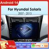 Android 14 For Hyundai Solaris Verna Accent 1 2010-2016 Qualcomm Car Radio Navigation GPS Carplay Multimedia Video Player Audio