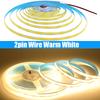 12V 24V COB LED Strip Light 320 528LEDs/M Flexible LED Tape Ribbon 3000K 4000K 6000K High Density Linear Lighting 0.5M 1M 5M 10M