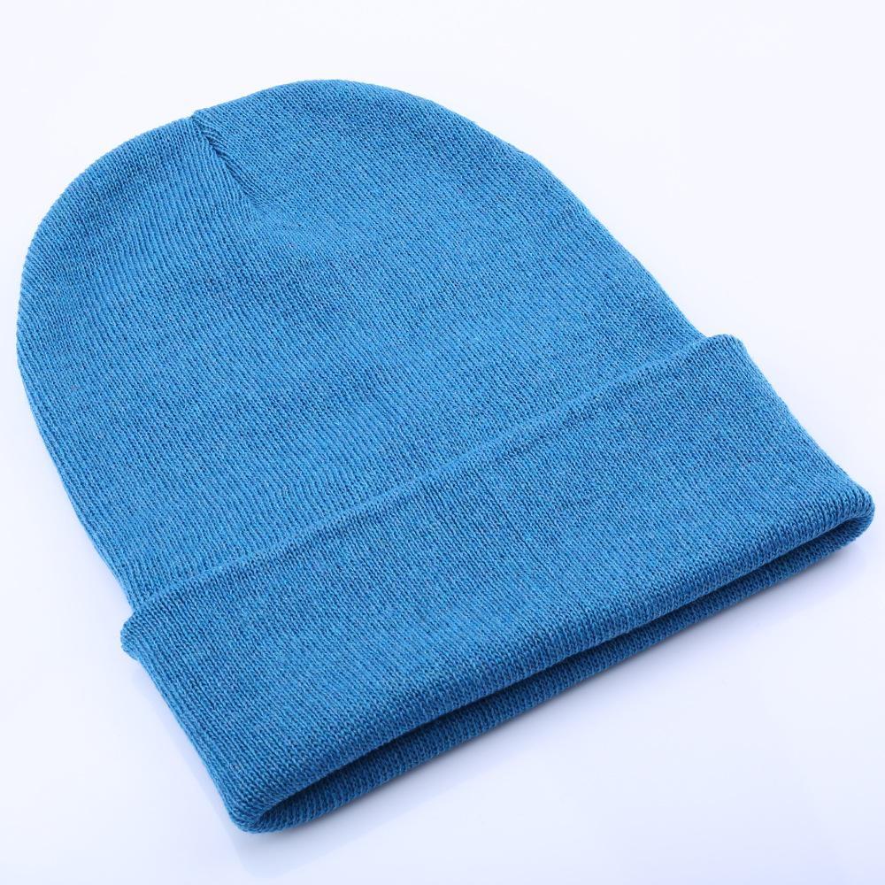 Унисекс ветрозащитная зимняя шерстяная вязаная шапка - теплая и стильная