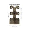 6pc Table Tops Corner Protectors For Jewelry Wooden Box Antique Furniture Decorative Corner Guard Brass Skirting Protector Cover