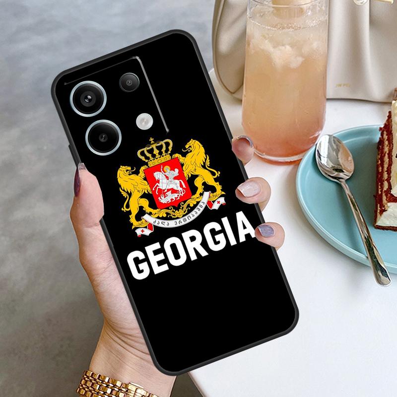 Georgia Flag Funda For Xiaomi Redmi Note 12 11 10 9 8 13 Pro Plus 12S 11S 10S 9S 10A 9C 10C 12C 13C Case