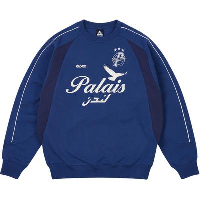 Palace Palais Pro-Team Crew Blue Berry Унисекс Топы P28CS112