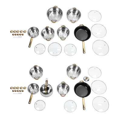 Набор посуды из нержавеющей стали, нержавеющая сталь, безопасная кастрюля, набор кастрюль для домашней кухни, ресторана