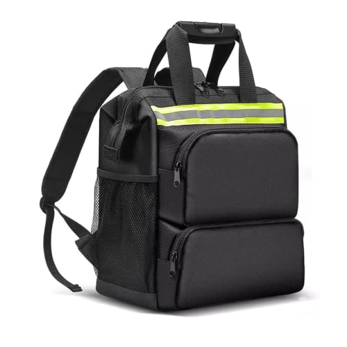 MATSURIA Tool Backpack, Tool Bag, Large Capacity, Waterproof, Large Storage, Sorting Management, Tool Storage Bag, Work Bag, Tool Bag, Engineer Bag (B