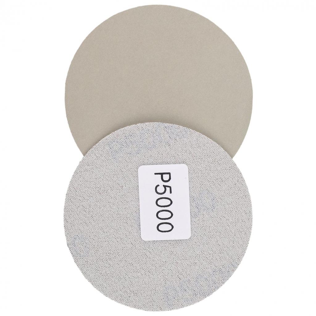 Круглый шлифовальный диск для полировки 3 дюйма с креплением «липучка» 1000, 1500, 2000, 3000, 5000 зернистости