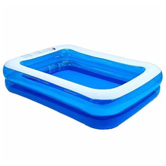 JILONG Giant Rectangle Pool 200 см 200x150x50 см с большой воздушной заглушкой BL Large (раздутый размер) пробка/слив JL-687942