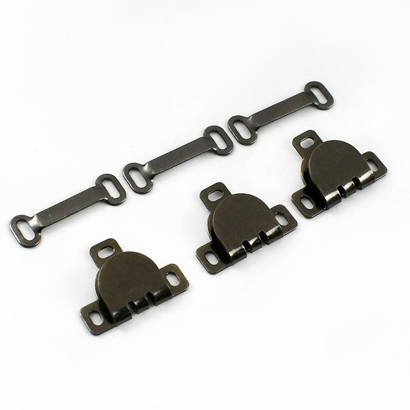 20-100 комплектов металлических крючков для брюк, брюк, пуговиц, костюма, пальто, пряжки, женская юбка, невидимая застежка, аксессуары для шитья своими руками