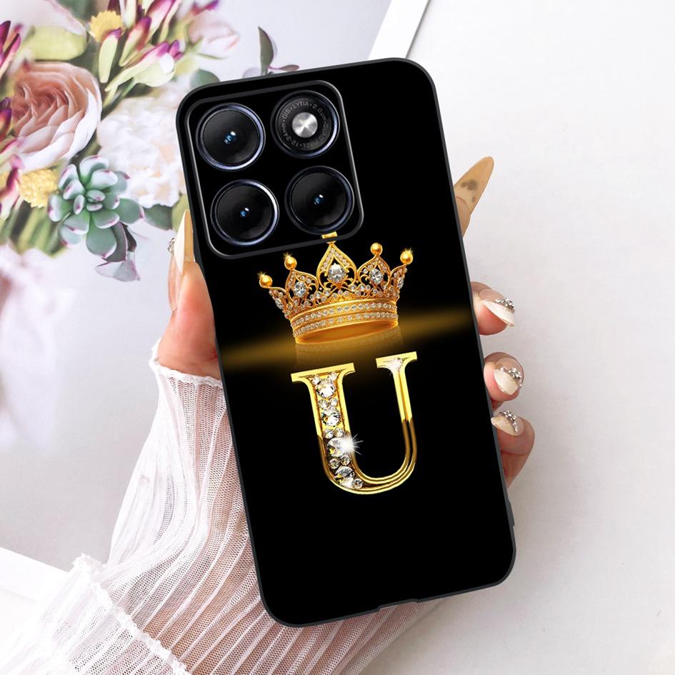 For Motorola Edge 70 Fusion 2026 Case XT2605-1 XT2605-2 Luxury Crown Letters Soft Silicone Cover For Moto Edge 70 Fusion+ Bumper