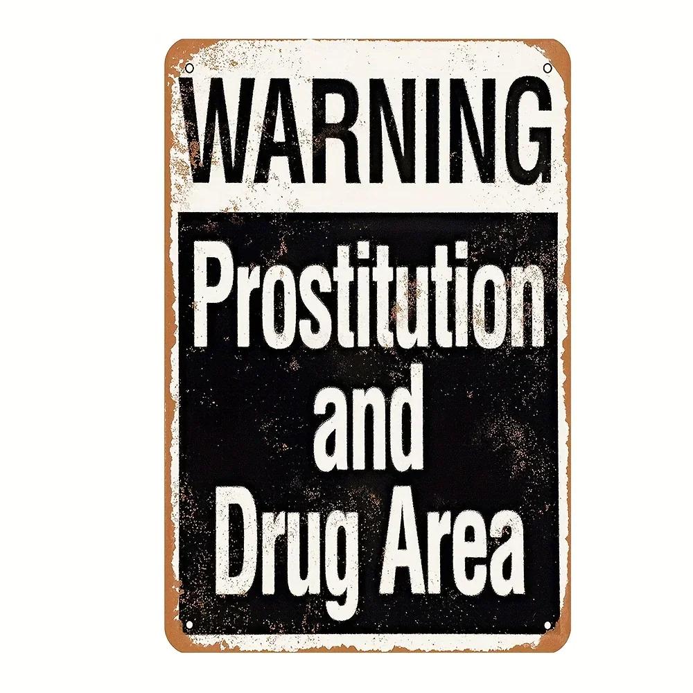Exclusive Vintage 3D “Beware” Metal Sign - Premium Quality Metal with Eye - Catching 3D Design, Ideal Wall