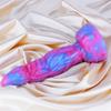 Yan Beast Mixed Color Liquid Silicone Oversized Realistic Simulation Phallus Dildo Female Sex Toys