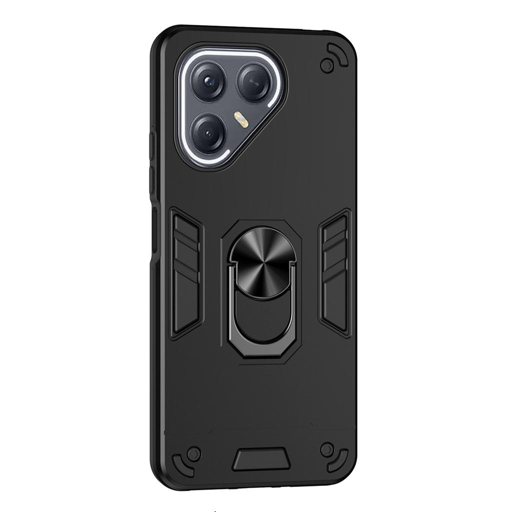 For TECNO Pova 7 Ultra 5G Case PC+TPU Drop Defend Phone Cover with Ring Kickstand