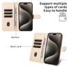 Кожаный чехол-книжка с плетеной текстурой для серии iPhone, iPhone 17e и других многофункциональных телефонов
