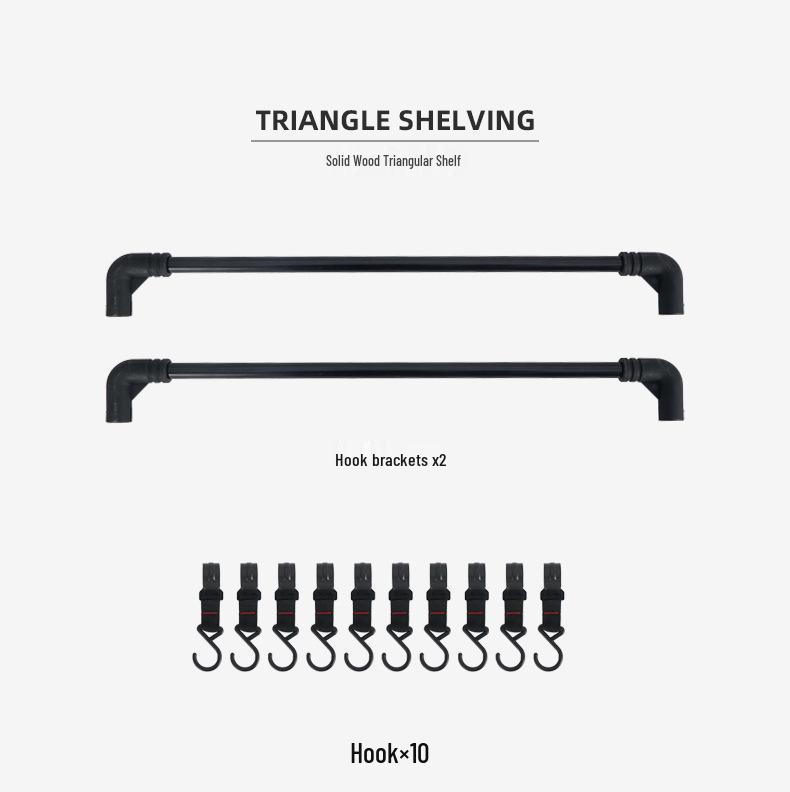 Outdoor Multifunctional Double-Layer Mesh Drying & Storage Rack for Camping & Cars