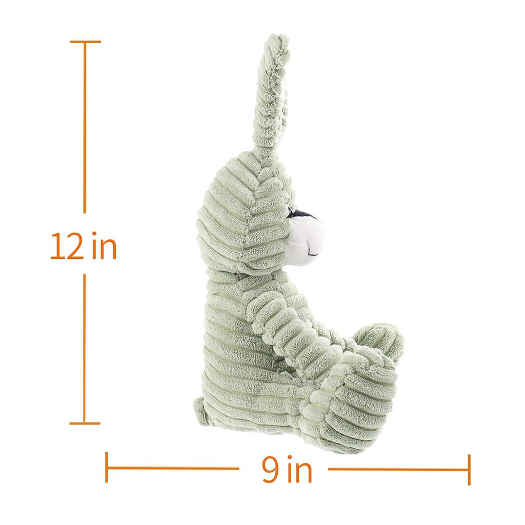 Плюшевый вельветовый кролик Apricot Lamb зеленый, мягкая и милая мягкая игрушка для младенцев и мальчиков, плюшевый вельветовый кролик зеленый 23 см