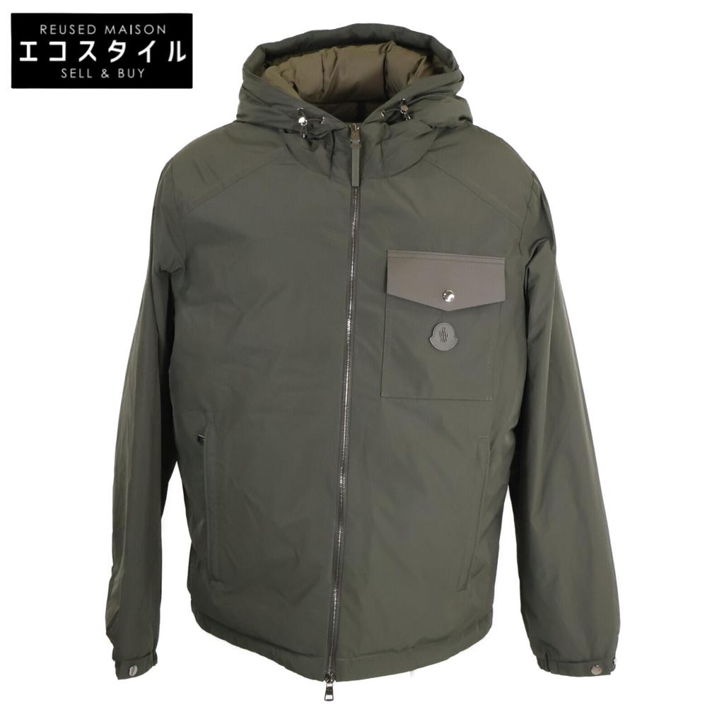 Moncler [Good Condition/24 Year Old] NOHEDES Hoodie Down Jacket 4 khakiUsed