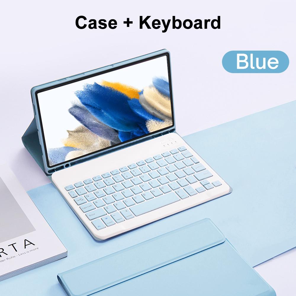 Чехол для Samsung Galaxy Tab A8 10,5 дюйма, Чехол-клавиатура Bluetooth для Samsung Tab A8 SM-X205N X200N