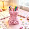 Готический 3D Новый Креативный Высокая Красота Стяжка Талии Косметический Органайзер Держатель для Кистей Настольный Держатель для Ручек Хранение Домашний Декор
