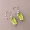 Peridot Gemstone 925 Sterling Silver Jewelry Handmade Drop/Dangle Earrings 1.48" EE-130-9