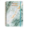 Flower Theme Cover 3-Year Plan Book Spiral Bound Multi-Year Agenda Notepad  School Supplies