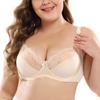Beauwear Large Size BrasD Cup for Women Underwired Non-padded Bra Ladies Sexy Full Cup Underwear Plus Size Bra