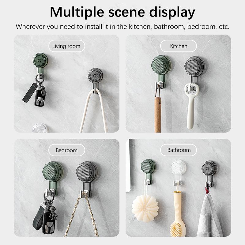 Super Strong Multipurpose Vacuum Hook Wall Waterproof Home Towel Kitchen Powerful Suction Cup Hook Bathroom Accessories