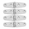4Pcs Boat Hatch Hinge 316 Stainless Steel Rust Proof Sturdy Marine Hatch Hinge for Yacht 103 X 27mm   4.1 X 1.1in