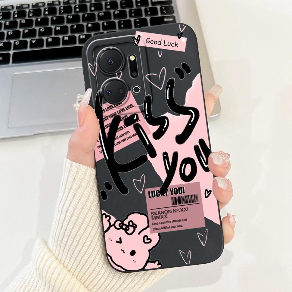 Роскошный painted чехол для Honor X7a 4G Case 2023 Силиконовый мягкий Fundas Чехол для телефона для Honor X7A X 7a HonorX7a Coque Capa