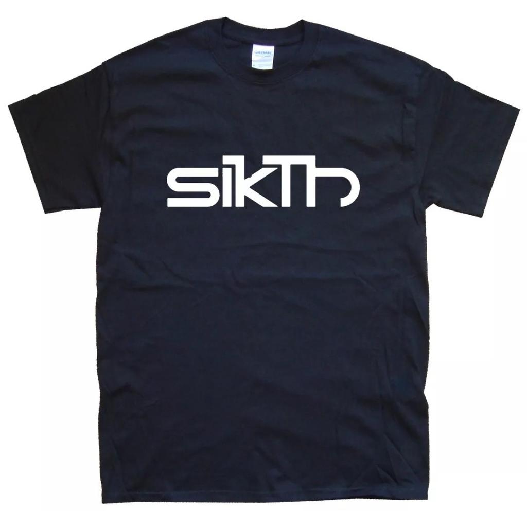 SIKTH T-SHIRT sizes S M L XL XXL 3 4 XL Black, White