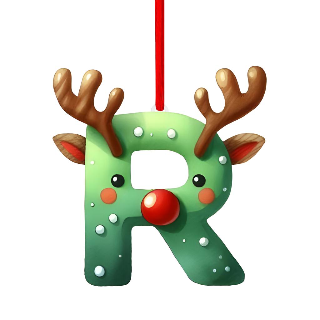 26 Letter,Christmas,Ornaments,Acrylic,1