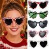 Merry Christmas Christmas Decorative Glasses Beach Party Sun Glasses  Music Festival
