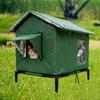 Уличный кошачий домик Палатка для кошек Приют для бездомных на зиму Веранда Патио