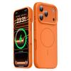 For iPhone 17 Pro Magnetic Case Skin-Friendly Liquid Silicone + PC Phone Cover Compatible with MagSafe