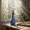 Colorful Dot Long Neck Chicken Vases Lifelike Flower Vase Ornament  Home Decor
