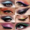 6Pairs Eye Liner Decal Reusable Tearable Plastic Ladies Girls Eyeliner Sticker for Stage