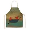 Кулинария Выпечка Кулинария Кухонный фартук Фартук с изображением лисы Льняной фартук Унисекс Ужин Кулинарный нагрудник Фартук Чистящий фартук