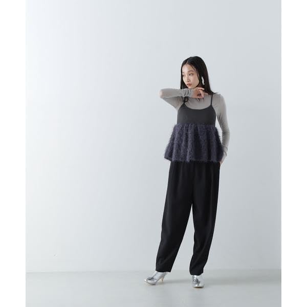 Natural Beauty Basics Popcorn Shaggy Knit Sweater, Camisole, Women's, Off-White