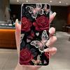 For Cover Motorola Moto G72 Case G 72 Flower design Clear Soft Silicone Back Funda Bumper For Moto G72 MotoG72 Phone Cases Coque
