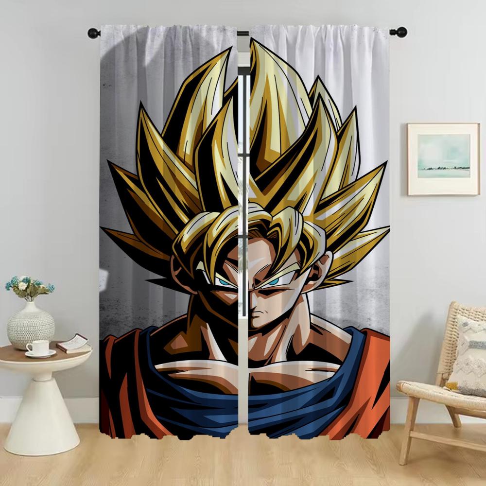 Curtains for Living Room Curtain Dragon Blackout Curtains 2 Pieces Halloween Decoration Partition Tulle for Bedroom Shades Child