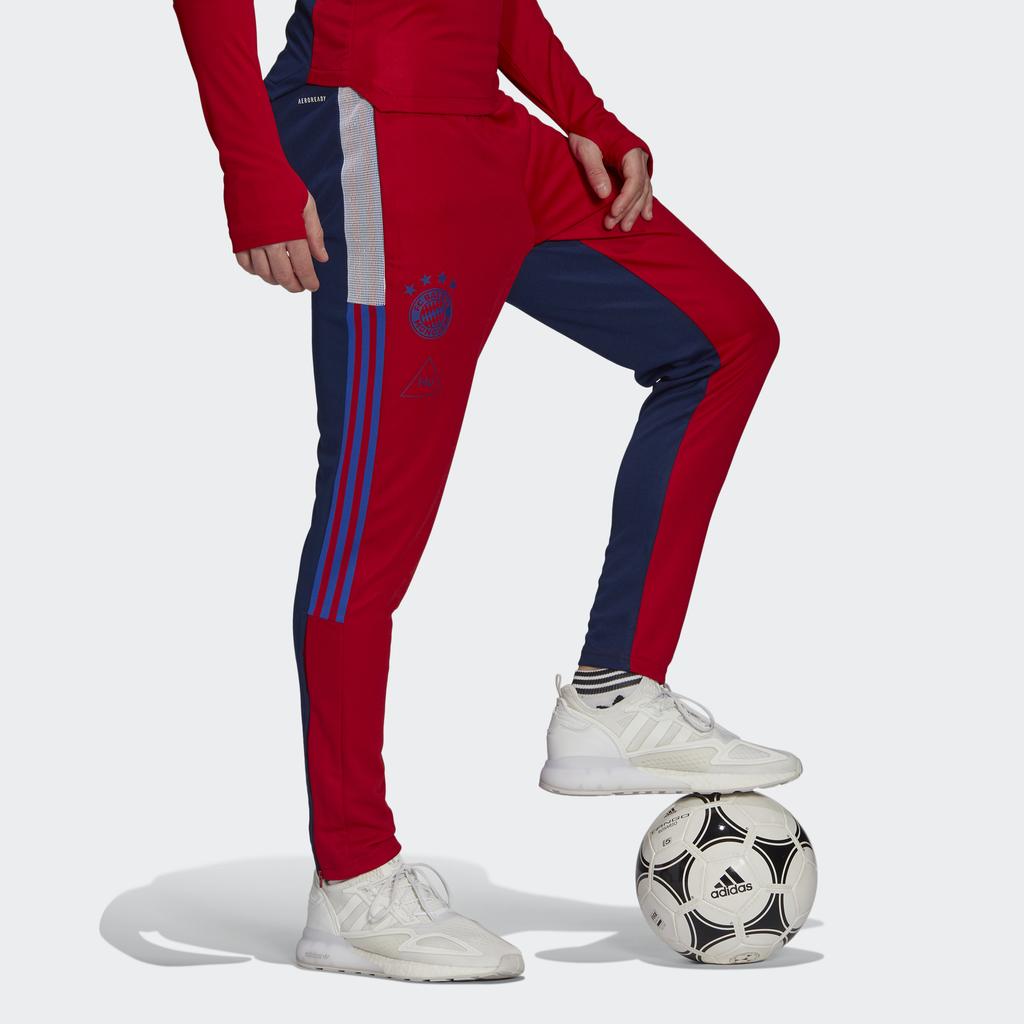 Adidas Мужские тренировочные брюки X Pharrell Williams Fc Bayern, красные GK7838