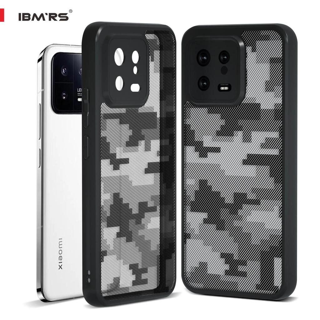 (Comes with Wrist strap)IBMRS for Xiaomi 13 Case,camouflage Shockproof Matte Phone Case Casing