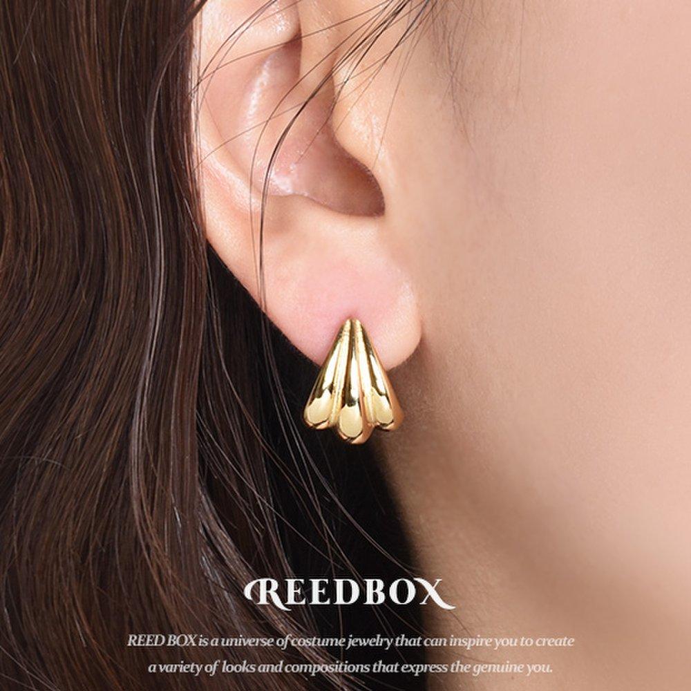 925 Silver Blooming Bloom Shell Earrings