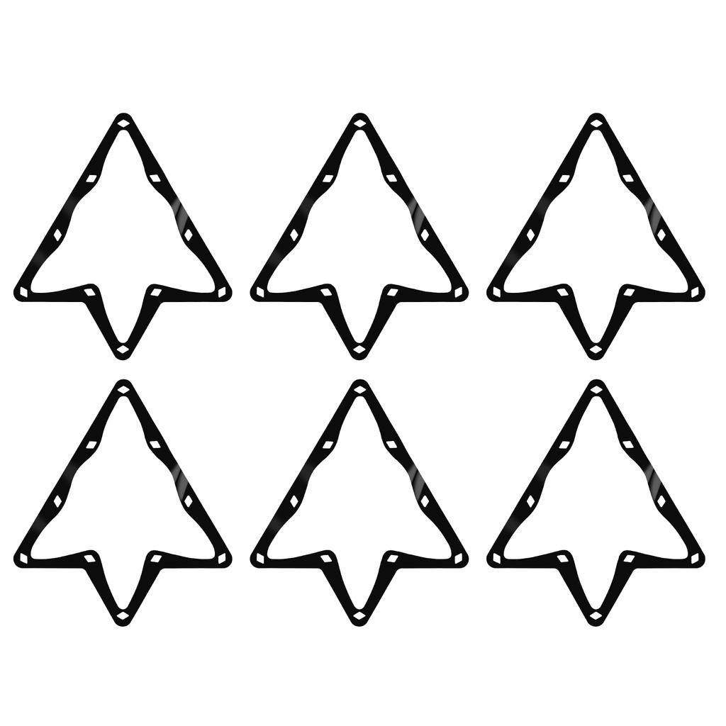 6 шт. держатель стойки для бильярдных шаров Magic Ball