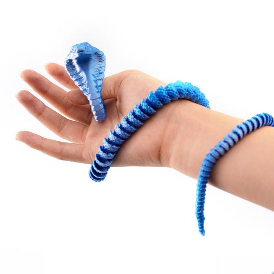 Yousheng 3D печатный орнамент в виде змеи, шарнирная модель змеи, детский и взрослый декор стола, игрушка-змея для снятия стресса, подарок для любителей природы