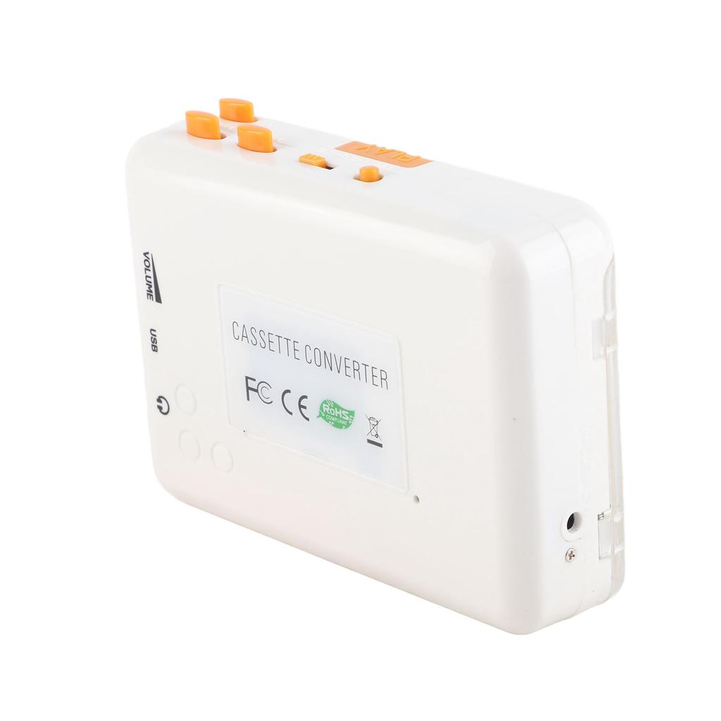 USB-кассетный конвертер Plug and Play Портативный музыкальный MP3-плеер с наушниками для ПК