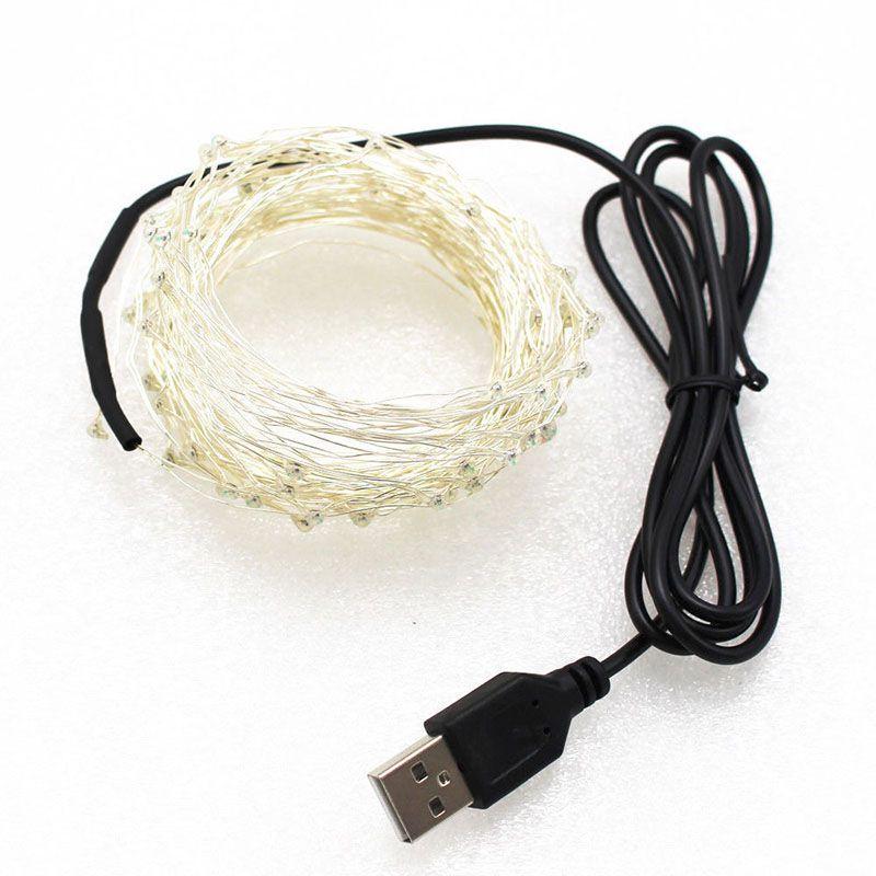 Премиальная светодиодная медная гирлянда 5/10 м USB для вечного домашнего декора